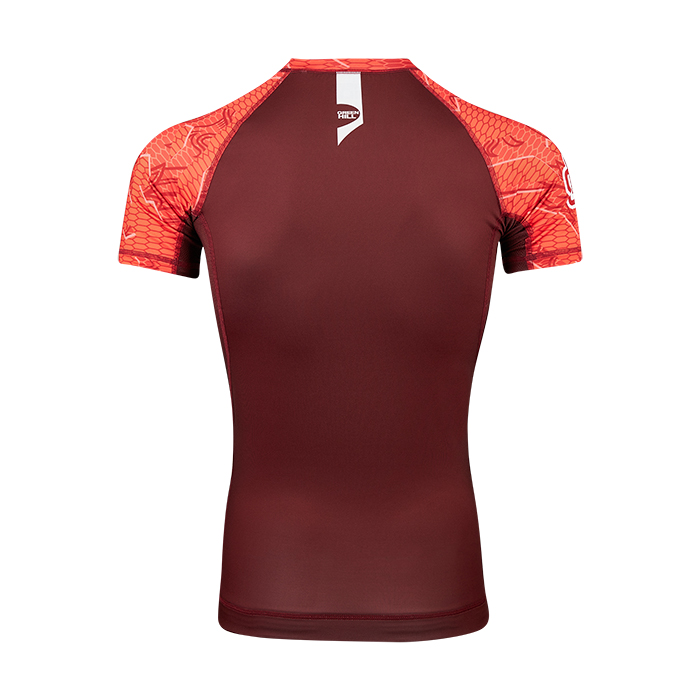  Рашгард GREEN HILL СОЮЗ ММА РОССИИ MMU-034 красный 