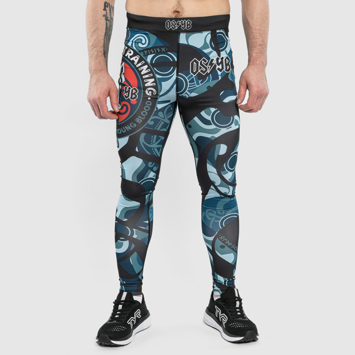  Компрессионные штаны Hardcore Training Nordic Ornament Black/Gray 