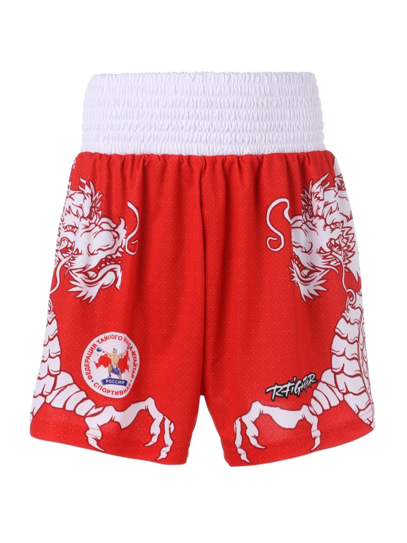  Тайские шорты RFighter ФТБР-DRAG красные 