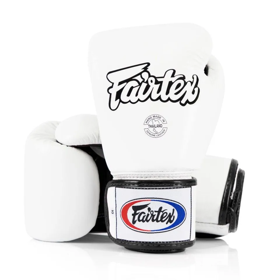  Боксерские перчатки Fairtex BGV1 белые 