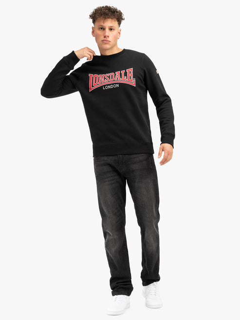  Толстовка LONSDALE BERGER LP181, цвет Black 