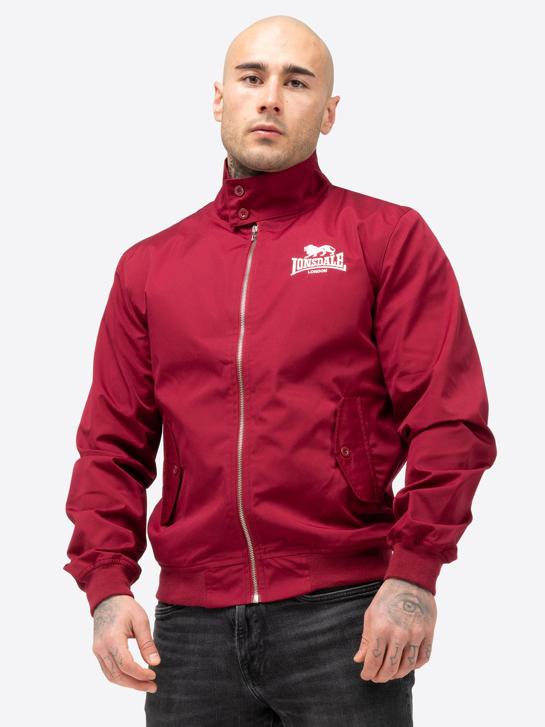  Куртка Харрингтон LONSDALE CLASSIC Cherry Red 
