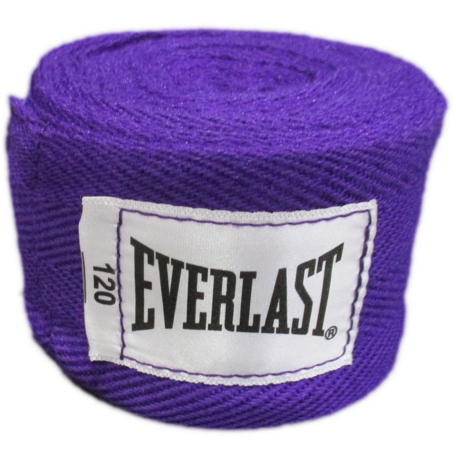  Бинты Everlast HAND WRAPS 3 m эластичные фиолетовые 