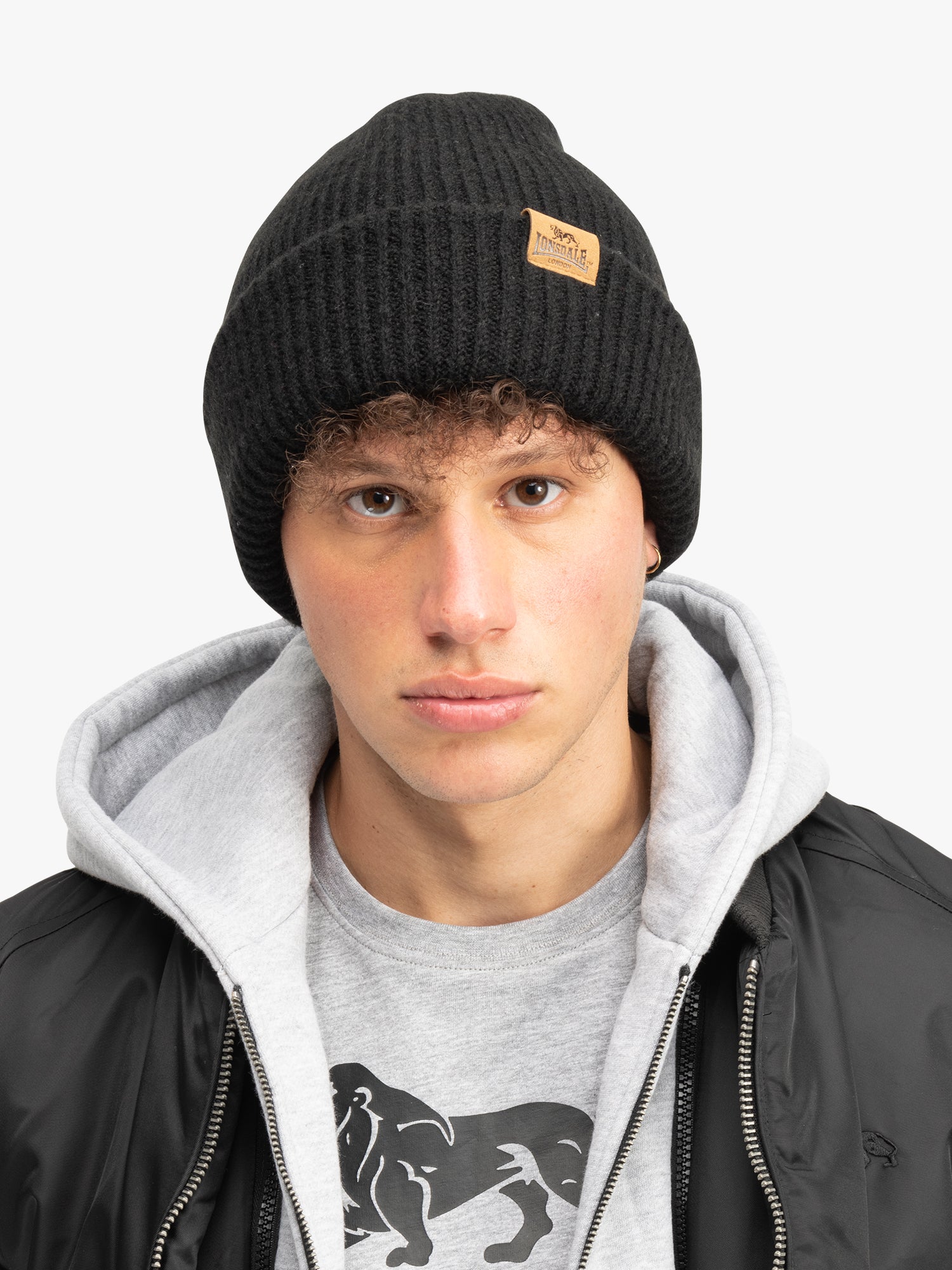  Шапка LONSDALE BRIDPORT черная 