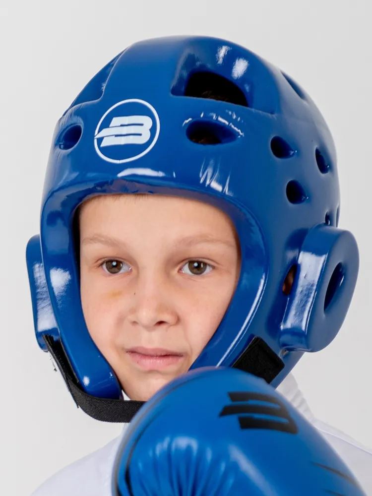  Шлем тхэквондо BoyBo Premium синий 