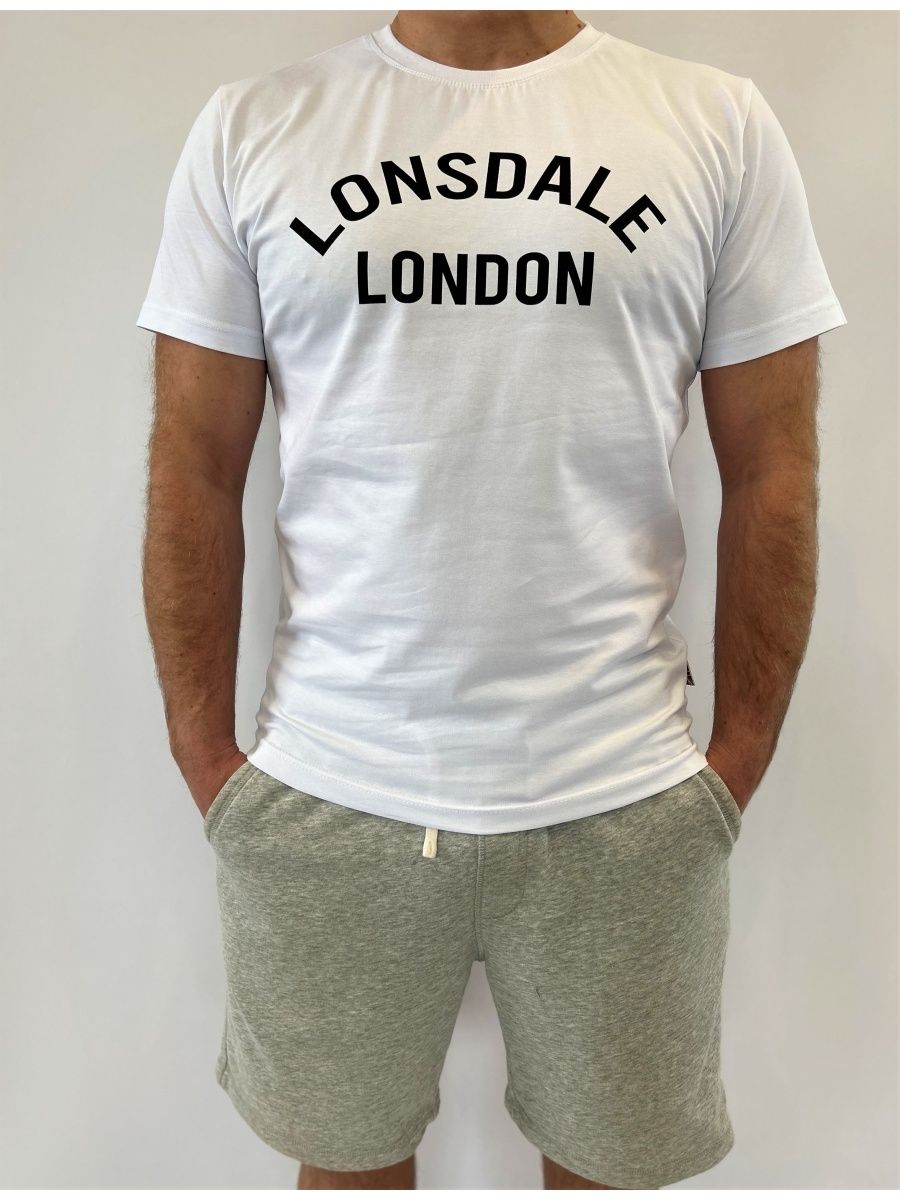 Футболка Lonsdale BRADFIELD белая — фото
