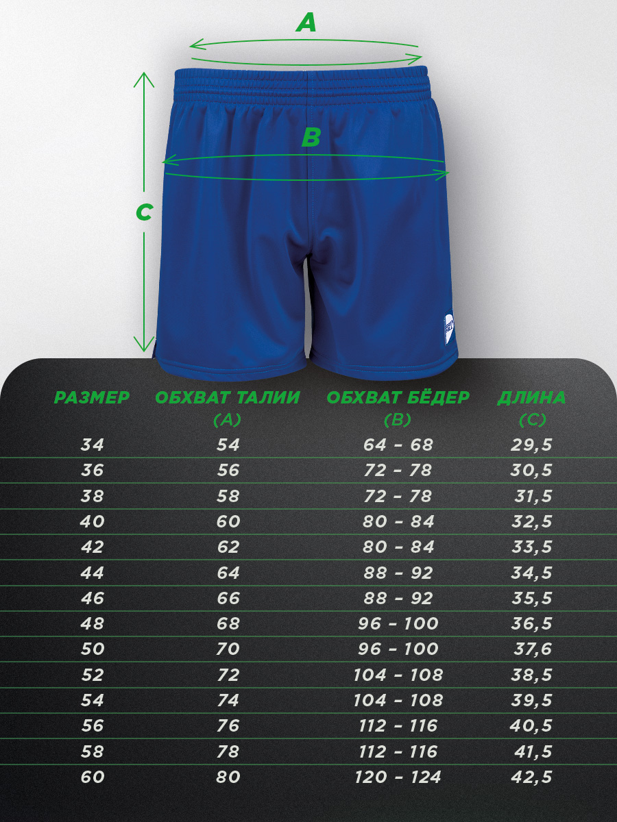  Шорты САМБО GREEN HILL Мастер FIAS Approved синие 