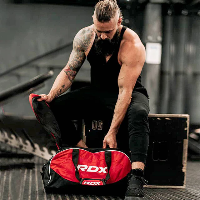  Сумка рюкзак RDX R1 HOLDALL SPORTS красная 