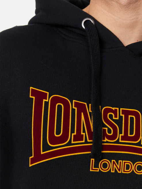  Худи LONSDALE HOODED CLASSIC LL002 Black 