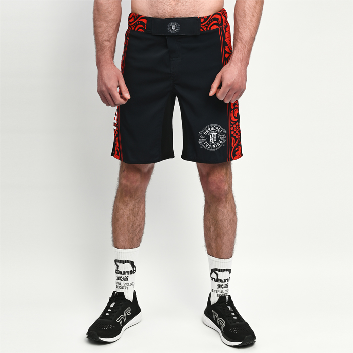  Шорты Hardcore Training Russian Pattern Black/Red 