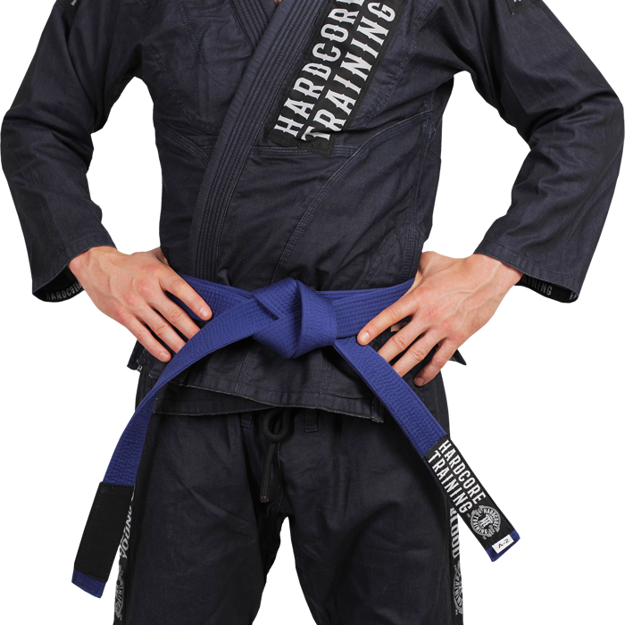  Пояс для кимоно Hardcore Training Premium Blue 