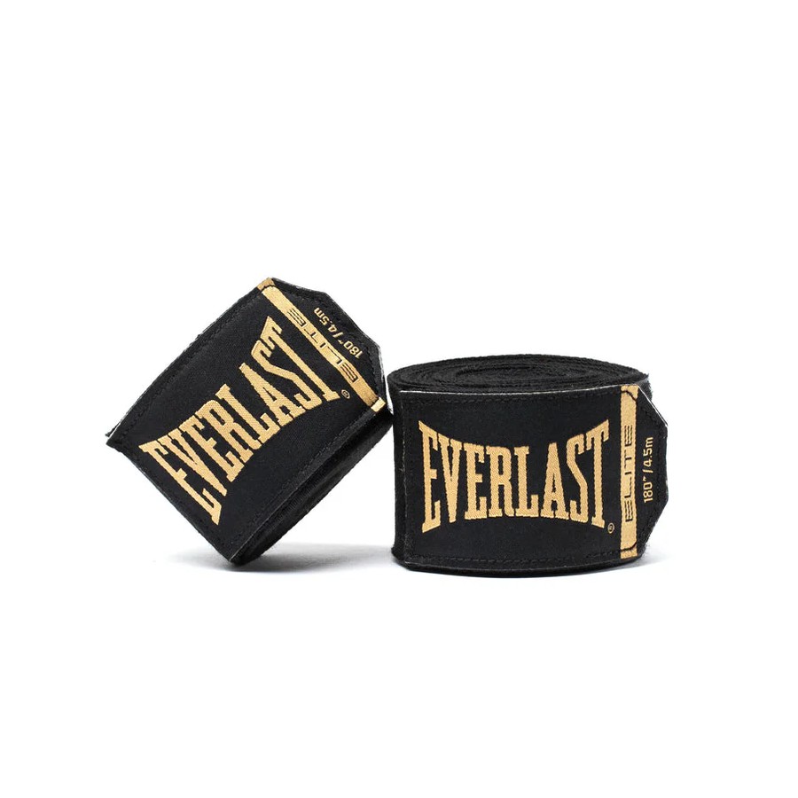  Боксерские бинты Everlast Elite черные 