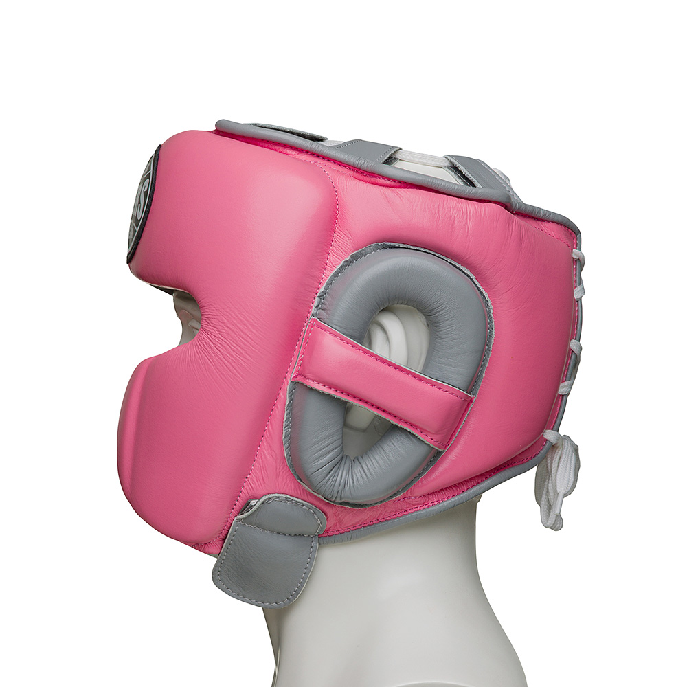  Шлем боксерский LEADERS MEX FANCY PNK/GR 