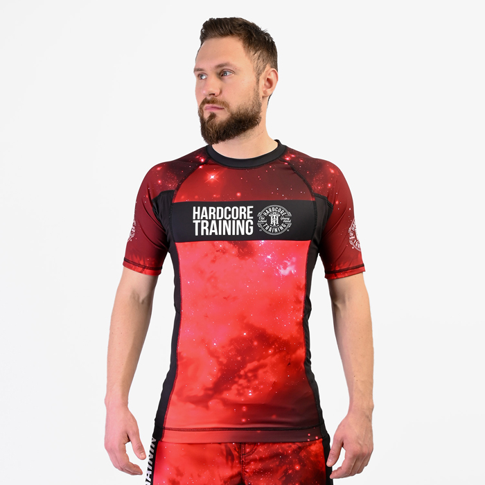  Рашгард Hardcore Training Space Red SS 