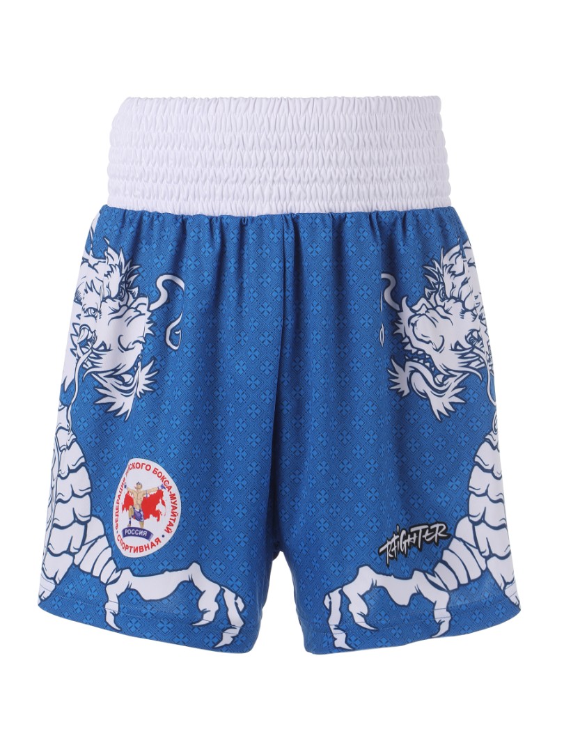  Тайские шорты RFighter ФТБР-DRAG синие 