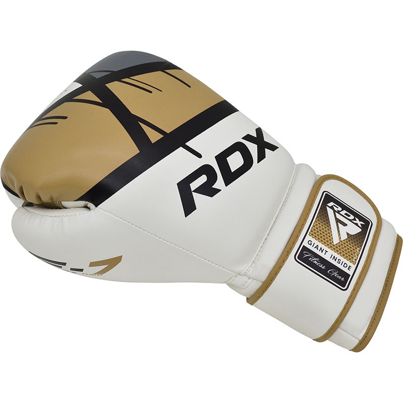 Боксерские перчатки RDX BGR F7 золотые 