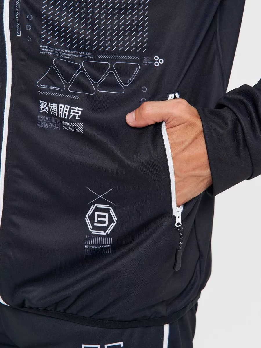  Костюм спортивный Bad Boy Street Korea черный 