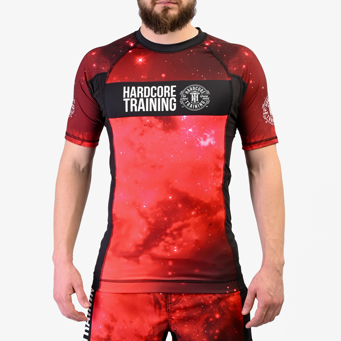  Рашгард Hardcore Training Space Red SS 