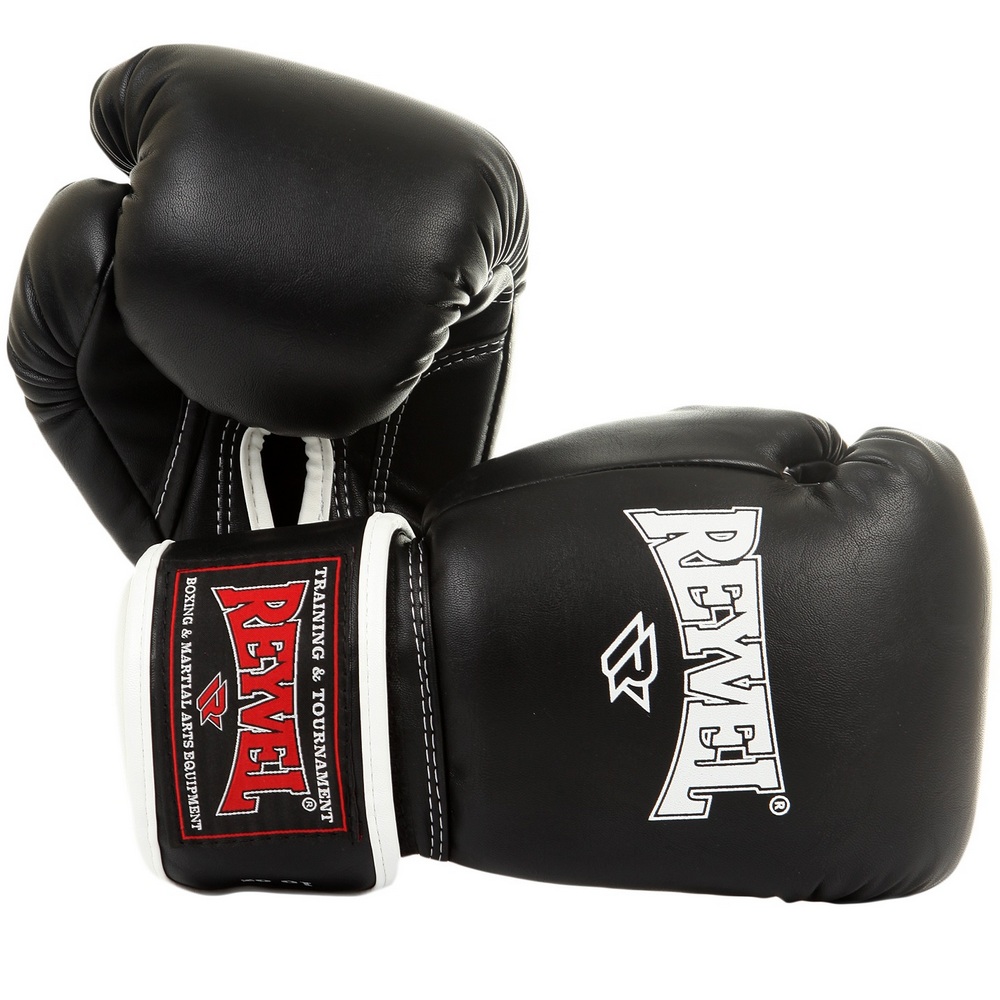  Боксерские перчатки Reyvel 80 черные 