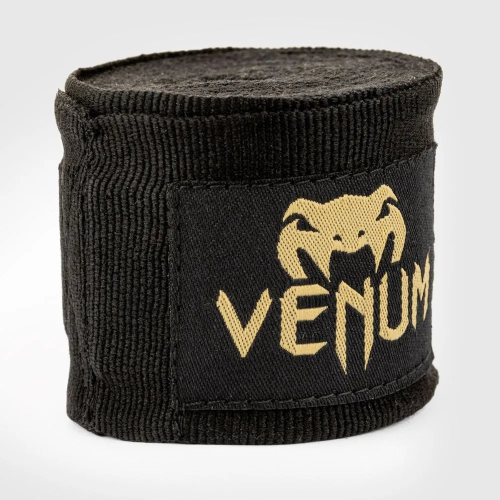  Бинты Venum Kontact Boxing Handwraps черный золотой 