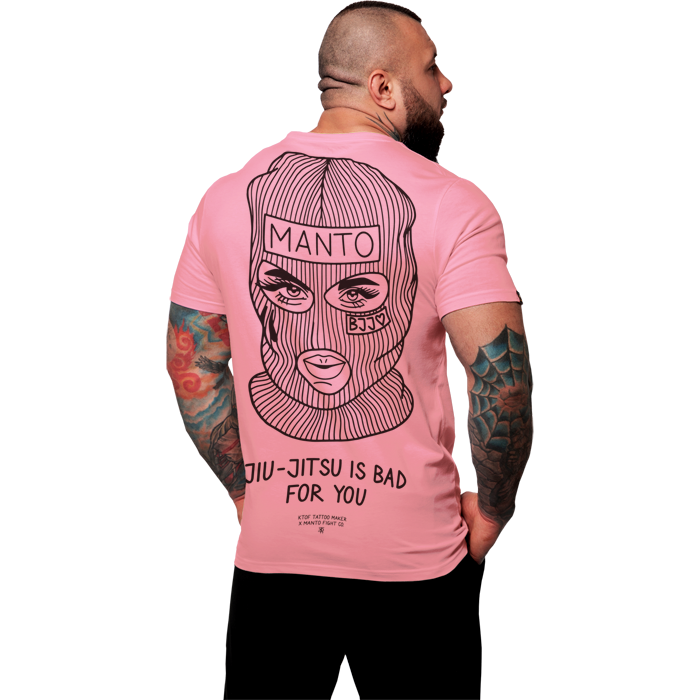  Футболка Manto x KTOF Balaclava Pink 
