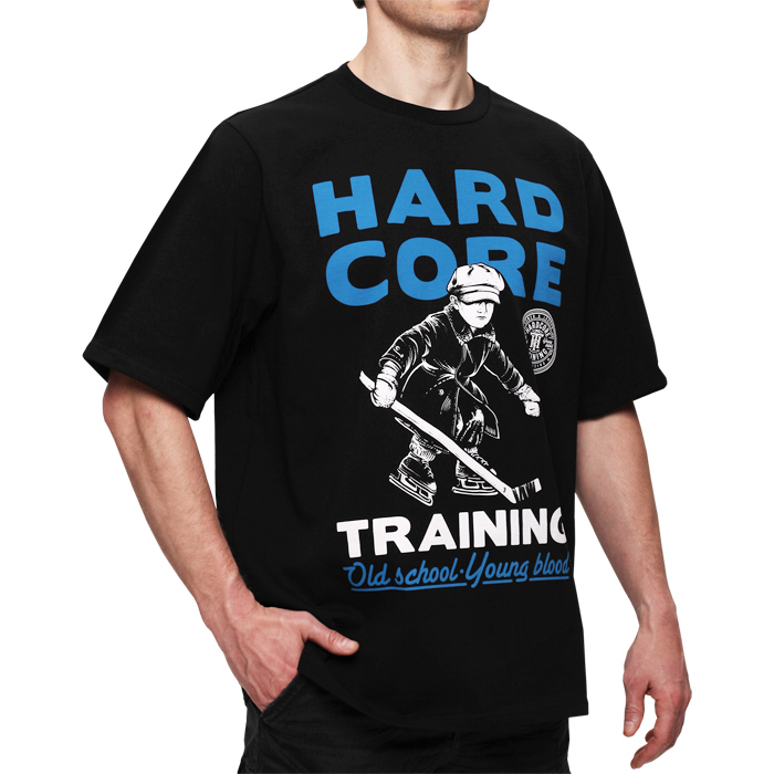  Футболка Hardcore Training YB Black Oversized Fit 
