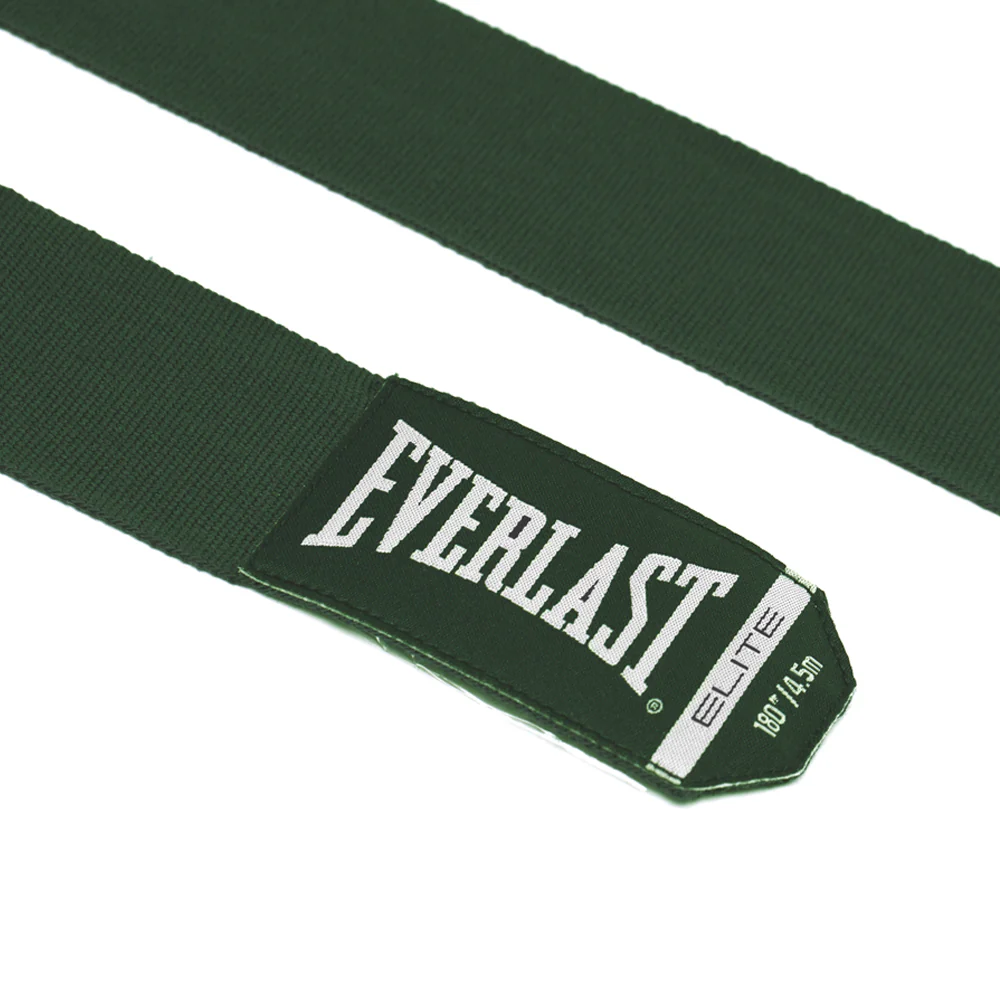  Боксерские бинты Everlast Elite зеленые 