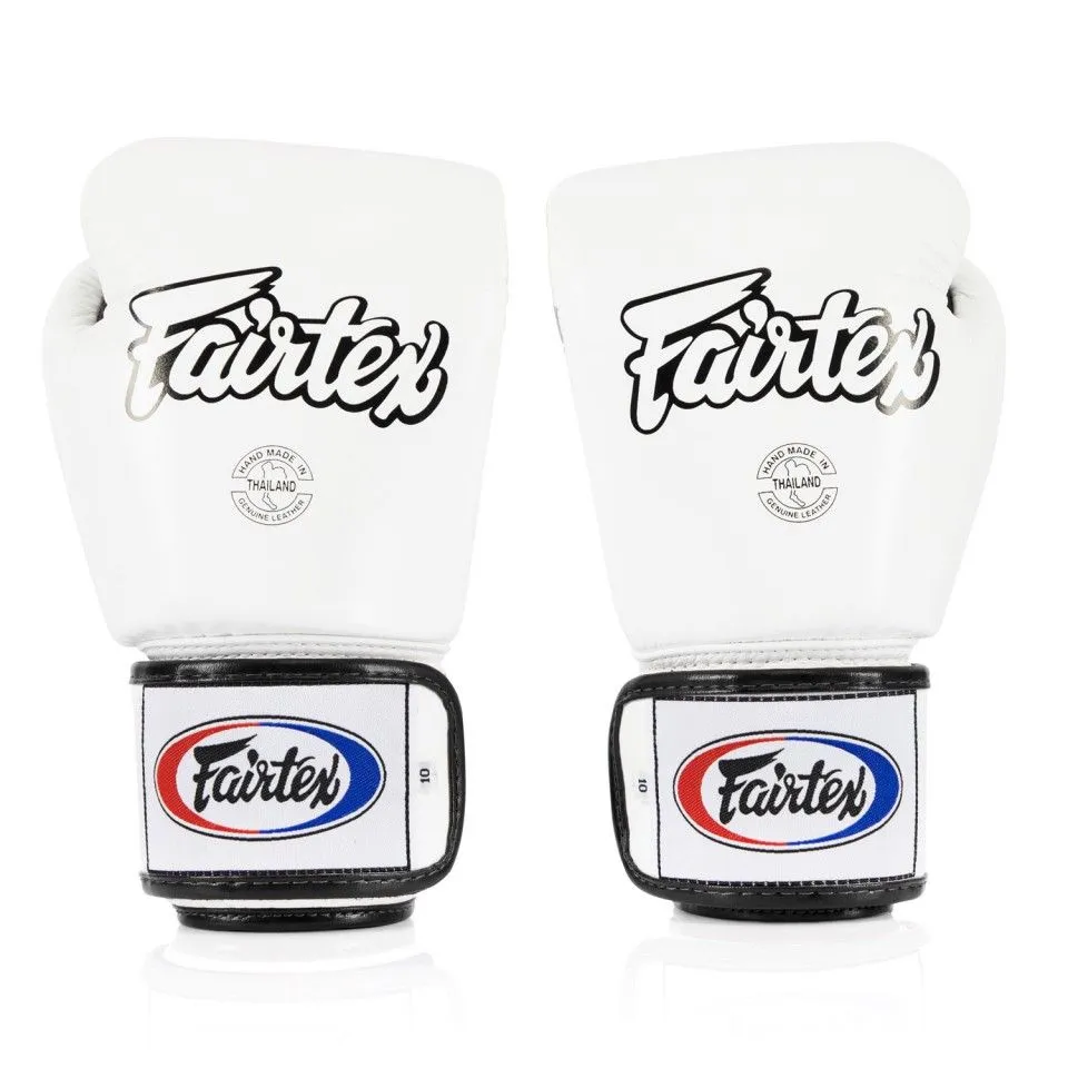  Боксерские перчатки Fairtex BGV1 белые 