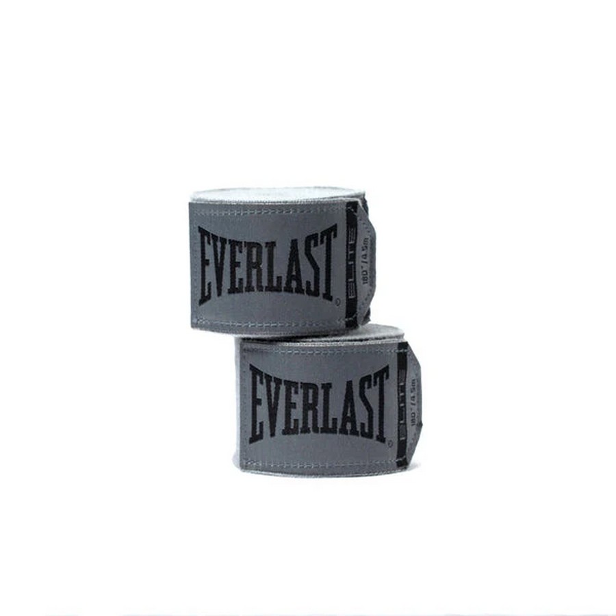  Боксерские бинты Everlast Elite серые 