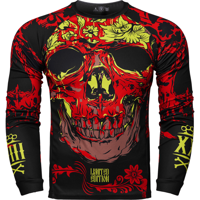  Тренировочный лонгслив Hardcore Training Skull Folk 