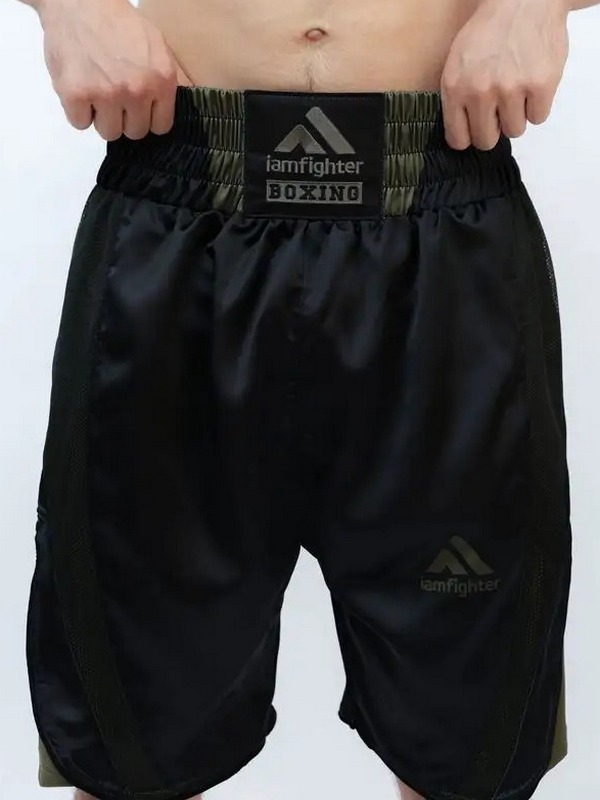  Боксерские шорты IAMFIGHTER BOXING black 