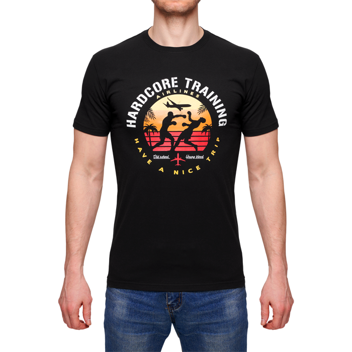Футболка Hardcore Training Voyage черная — фото