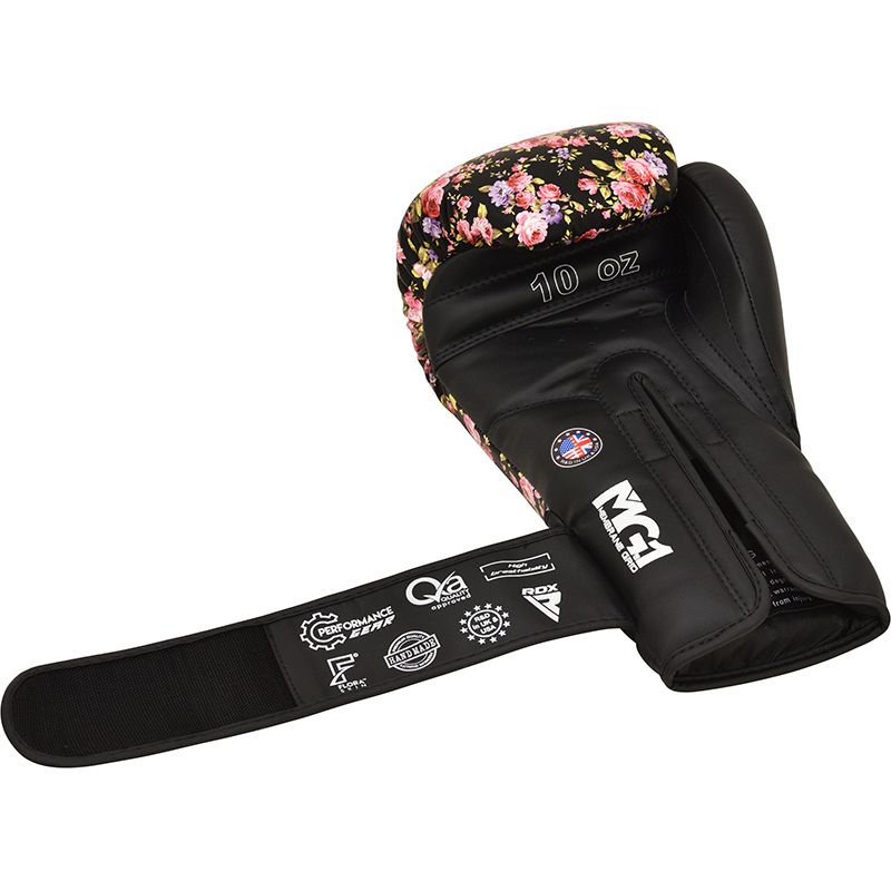  Боксерские перчатки RDX FL-5 черные 