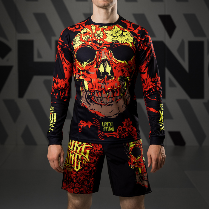  Тренировочный лонгслив Hardcore Training Skull Folk 