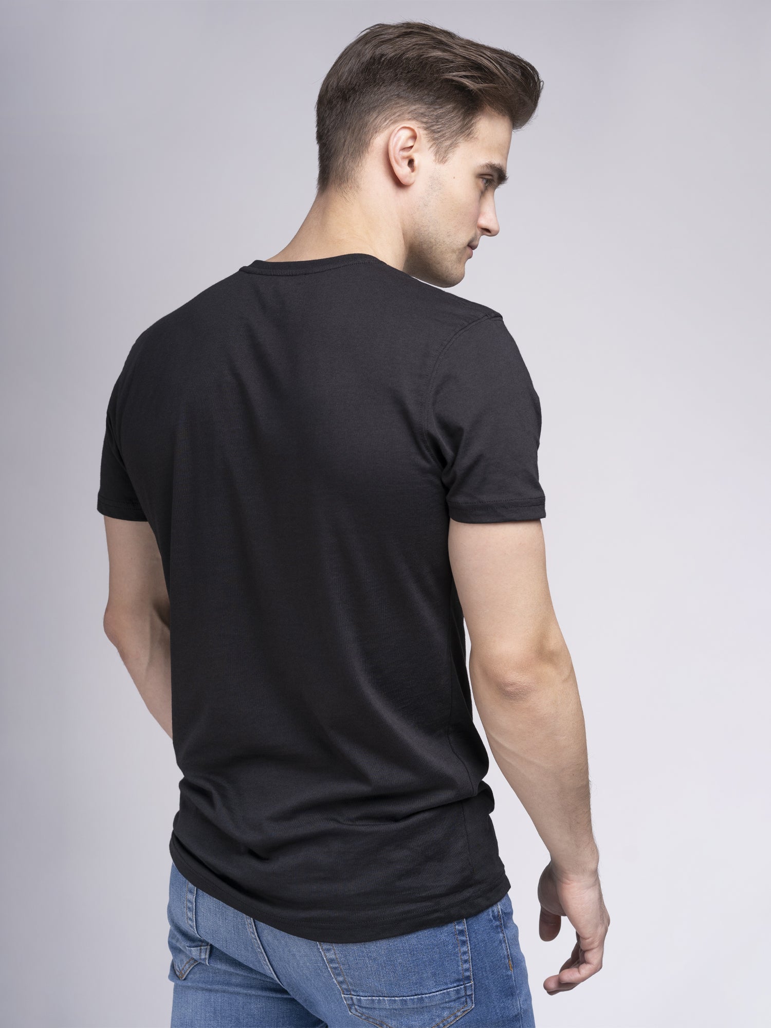  Мужская футболка LONSDALE TAVERHAM, цвет Black 