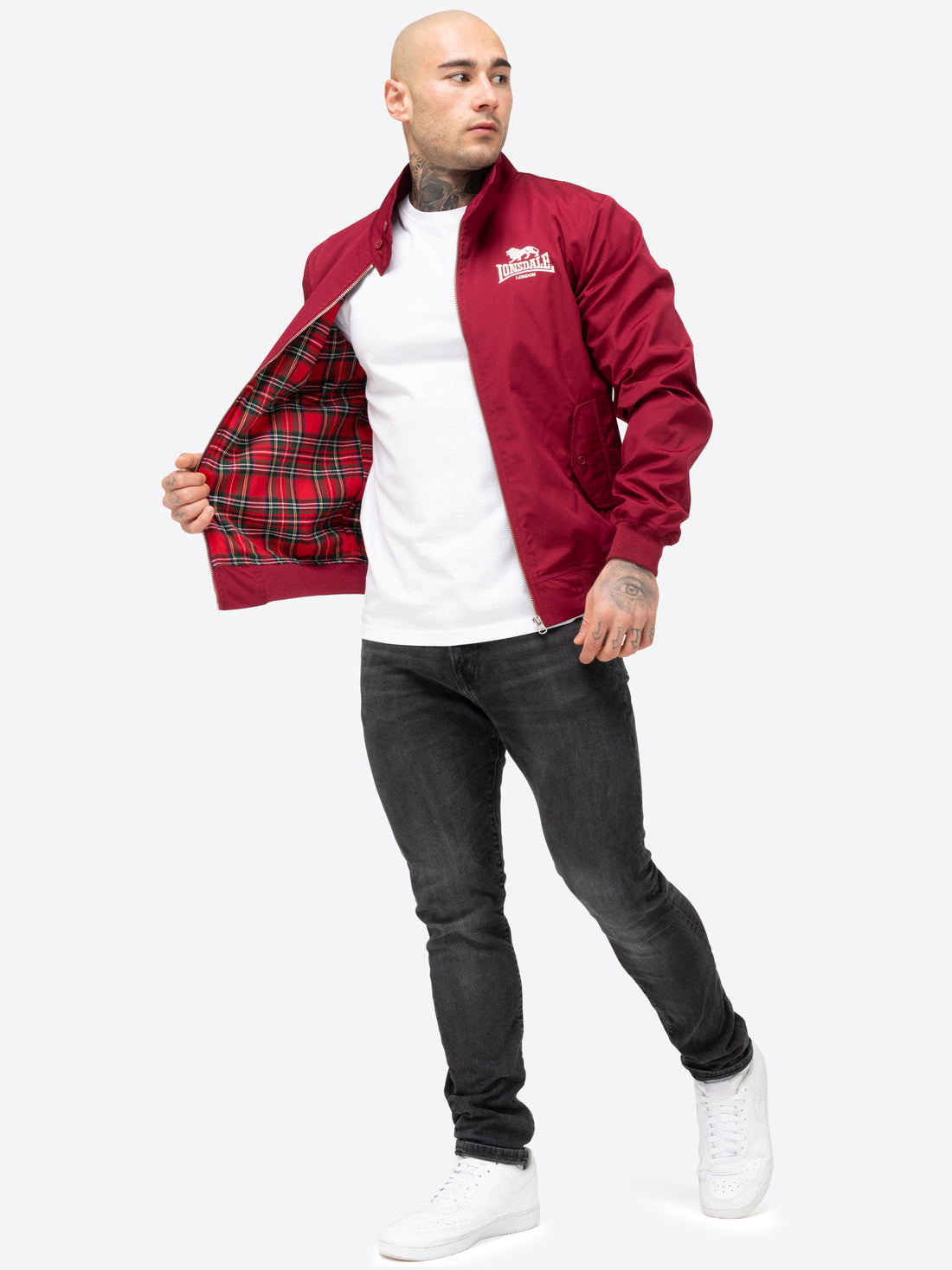  Куртка Харрингтон LONSDALE CLASSIC Cherry Red 