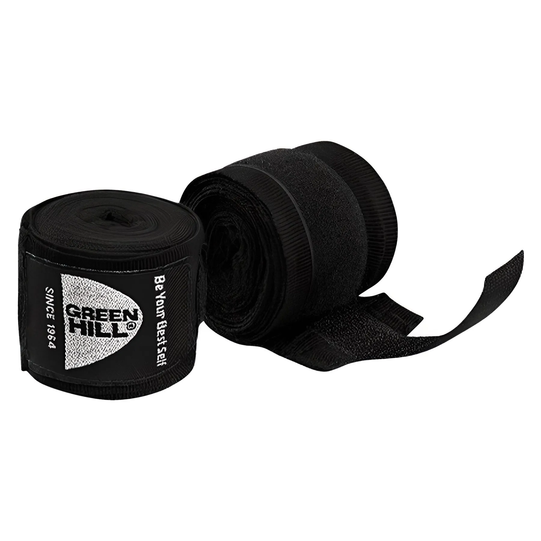  Эластичные боксерские бинты Green Hill черные 