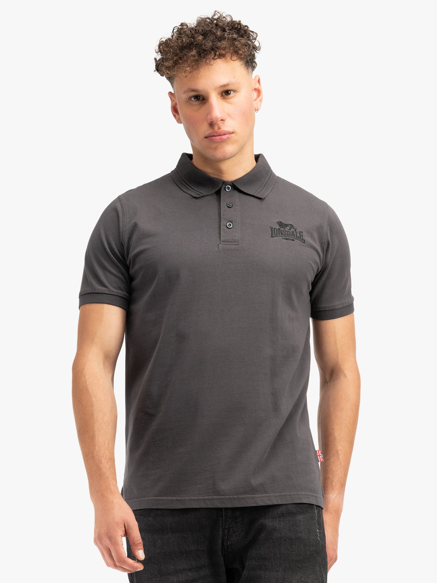  Поло LONSDALE LAMBSTON Anthracite / Black 