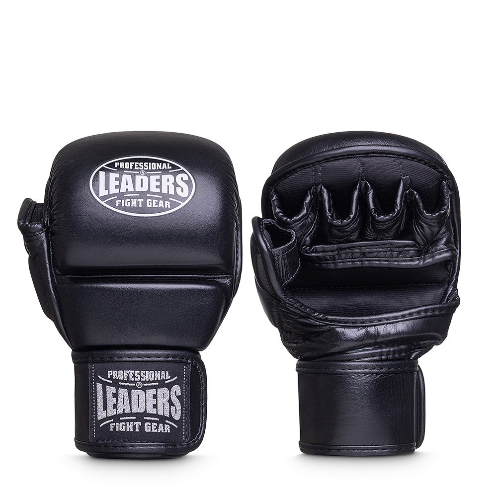  Перчатки MMA LEADERS HYBRID BK 