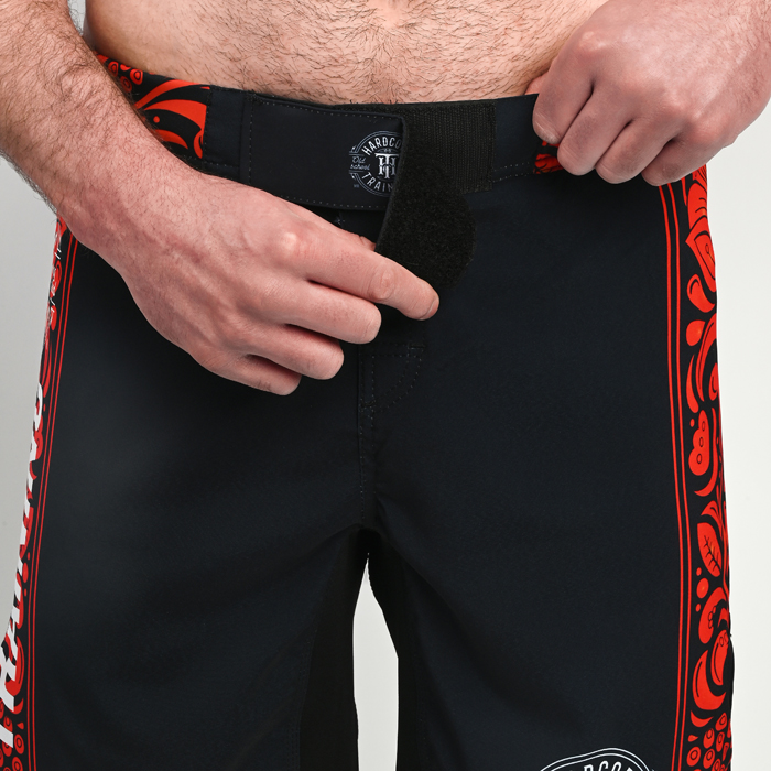  Шорты Hardcore Training Russian Pattern Black/Red 