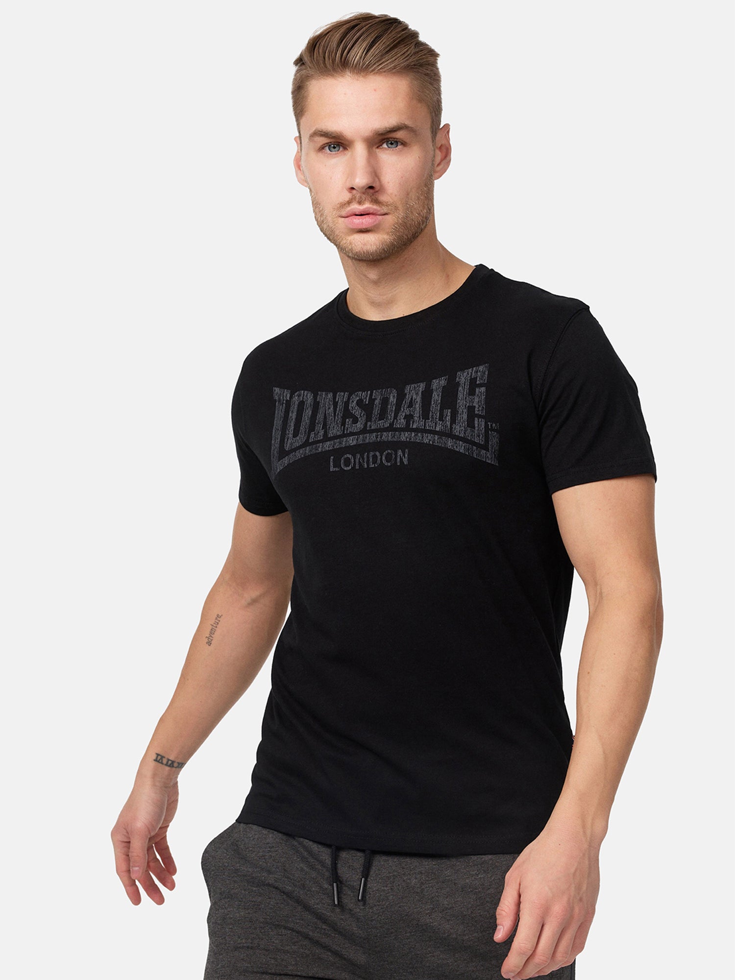  Футболка LONSDALE LOGO KAI Black 