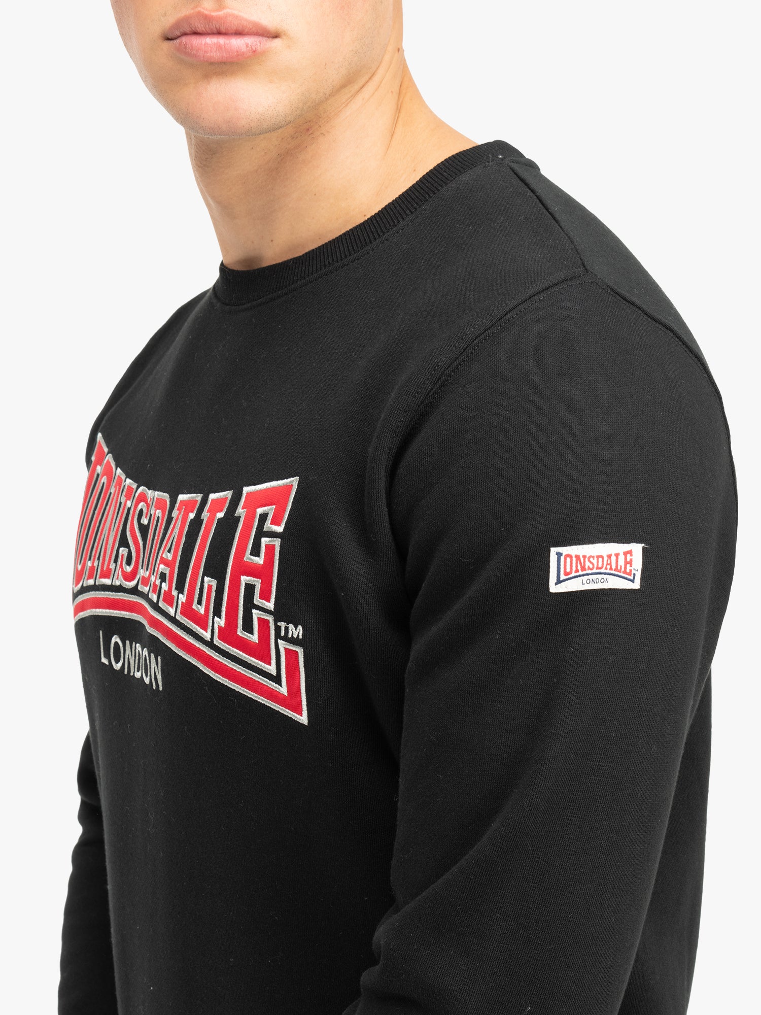  Толстовка LONSDALE BERGER LP181, цвет Black 