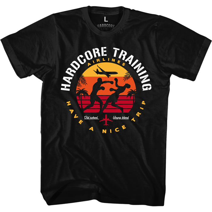 Футболка Hardcore Training Voyage черная — фото