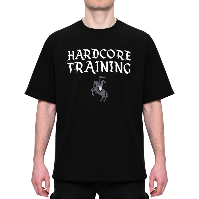  Футболка Hardcore Training Knight Black Oversized Fit 