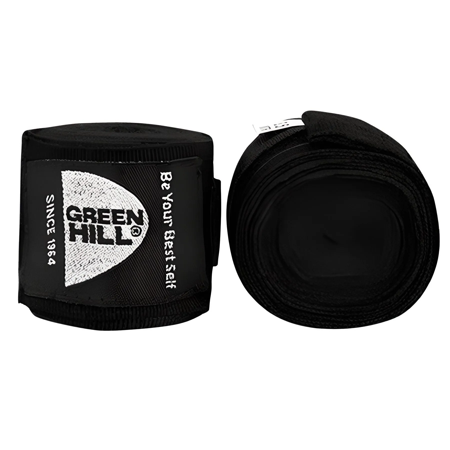  Эластичные боксерские бинты Green Hill черные 