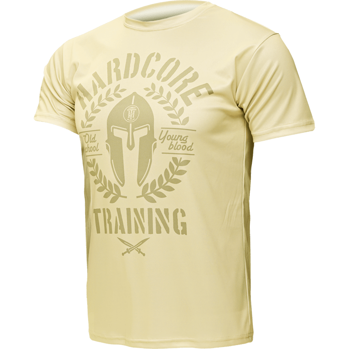  Тренировочная футболка Hardcore Training Helmet Sand 