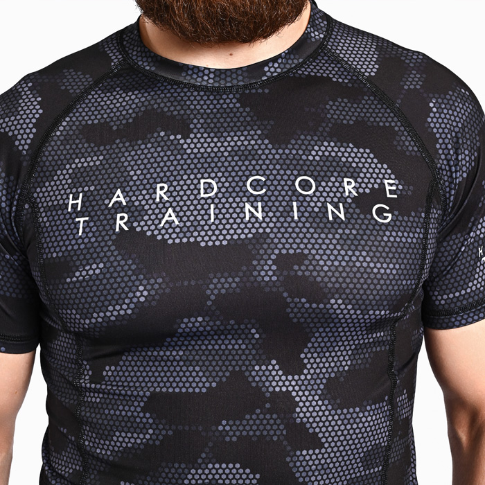 Рашгард Hardcore Training Hexagon Camo SS — фото