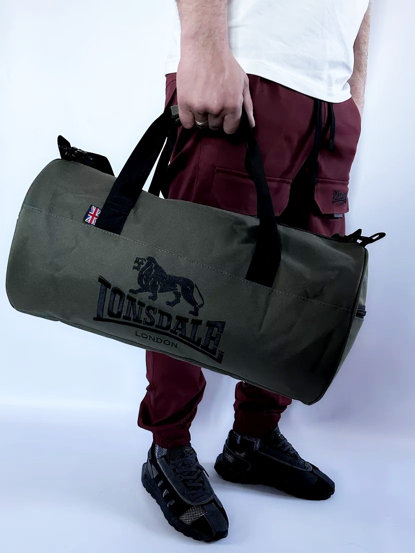 Сумка Lonsdale Barrel Bag 2 хаки — фото