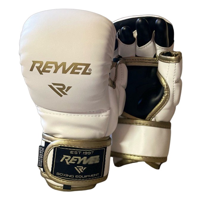  Перчатки Reyvel ММА тренировочные белые 