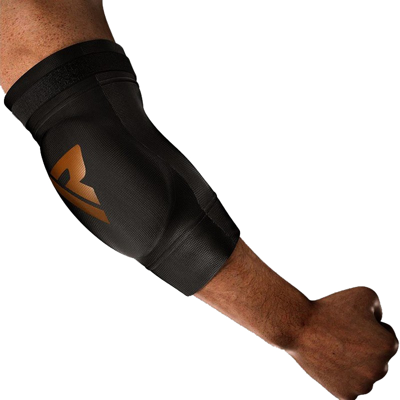 Налокотники RDX Muay Thai OEKO-TEX black gold 